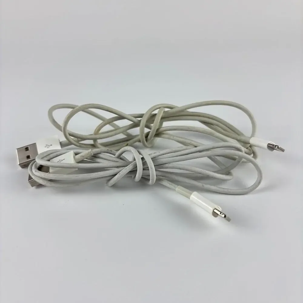 Apple Lightning to USB Cable 3.5ft Lot of 2 Genuine OEM